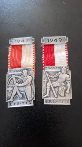 Medaglia svizzera due della - medaglia,