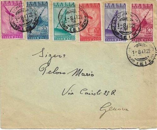 Italia 1947 fdc - 1947,