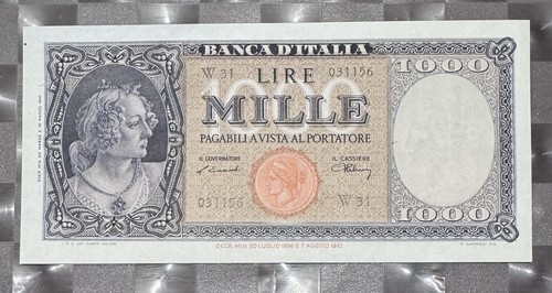 1000 lire ornata testina serie - 1000,