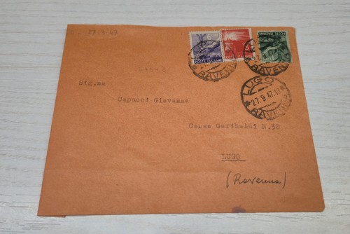 Busta viaggiata 1947