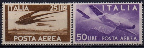 Repubblica 1947 posta aerea - 1947,