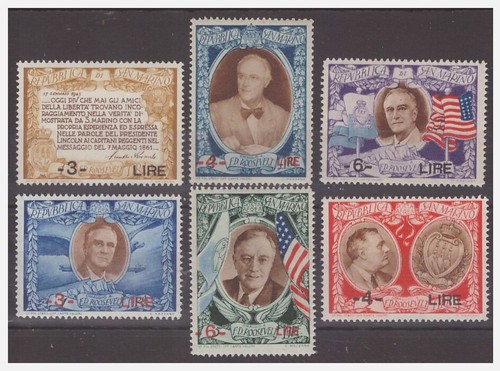 San marino 1947 - marino, roosevelt