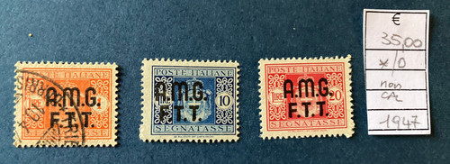 1947 segnatasse serie non - 1947,