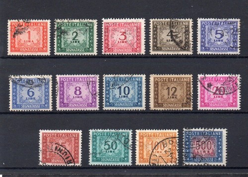 Italia 1947 segnatasse serie - italia,