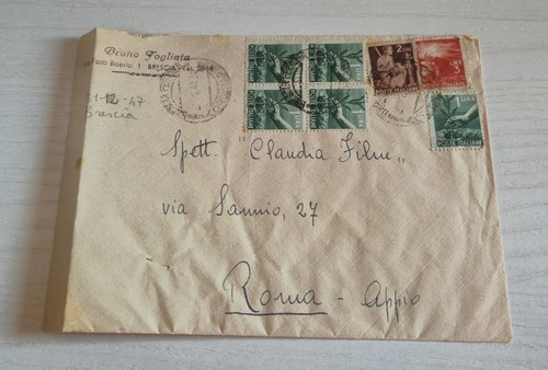 Storia postale 1947 busta - 1947,
