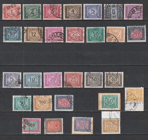 1947 1955 segnatasse ruota - 1947, e