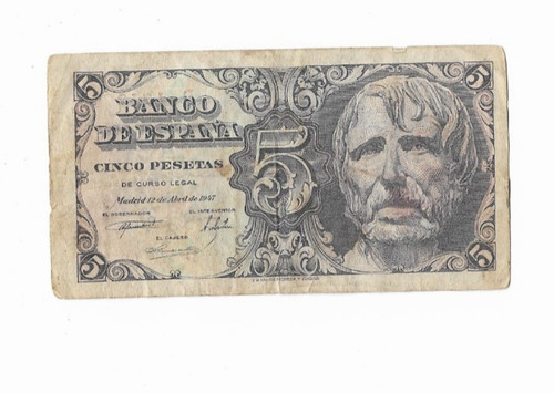 España pesetas franco - 5,