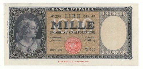 1000 lire ornata perle - di,