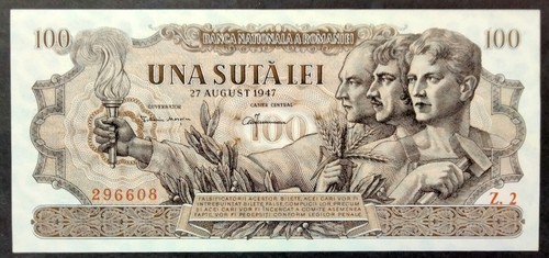 Romania 100 lei 1947 serie - -,