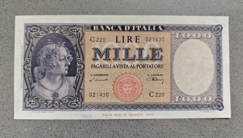Banconota 1000 mille - mille,