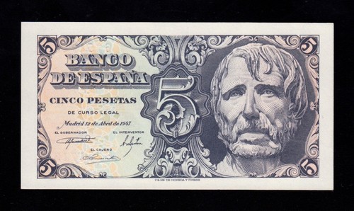 Pesetas 1947 sin - 5, ,