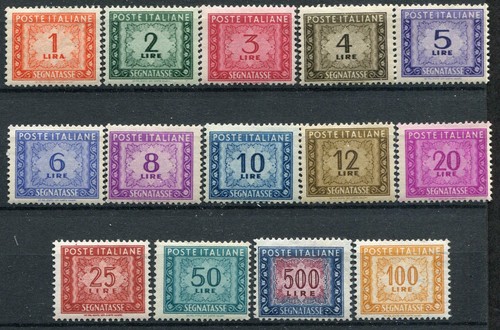 Italia 1947 segnatasse - italia,