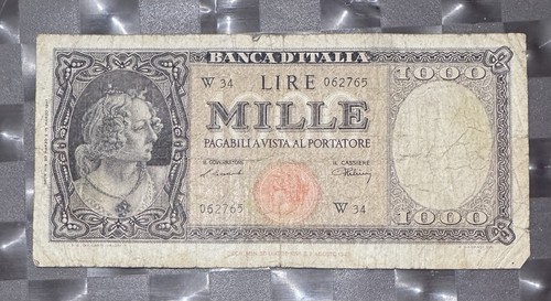 1000 lire ornata testina serie - testina,