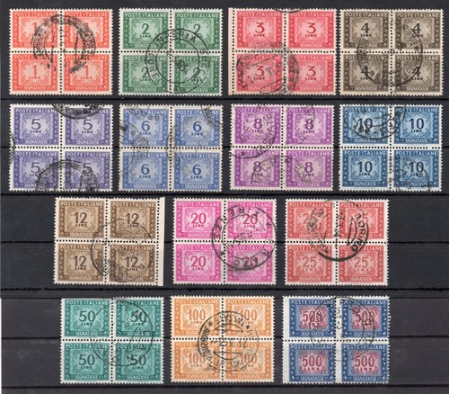 Italia 1947 segnatasse serie - segnatasse,
