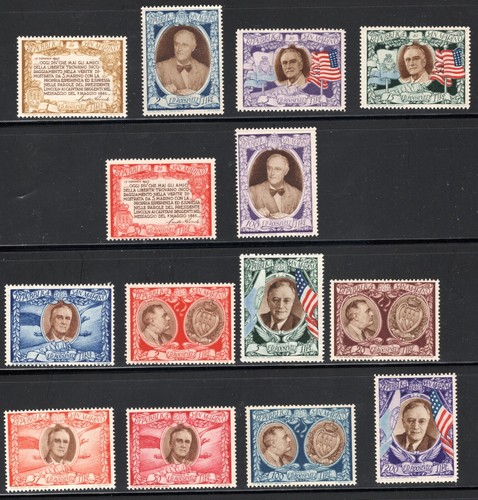 San marino 1947 - roosevelt, **