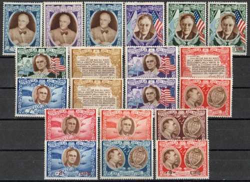 1947 san marino due serie - le,