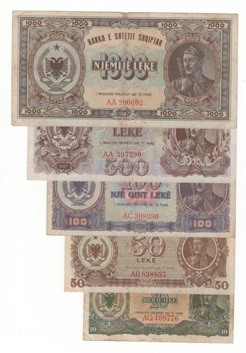 Albania 100 500 1000 - 50,
