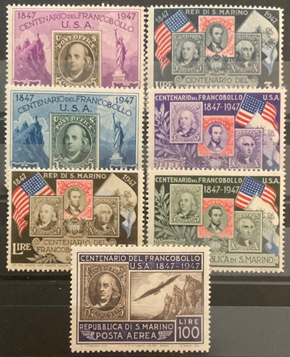 San marino 1947 - centenario, del