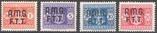 1947 trieste segnatasse - trieste,